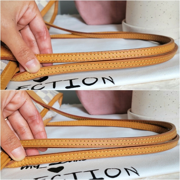 🍁 LOUIS VUITTON Neverfull Mm Damier AZUR Tote Bag - Picture 5 of 16